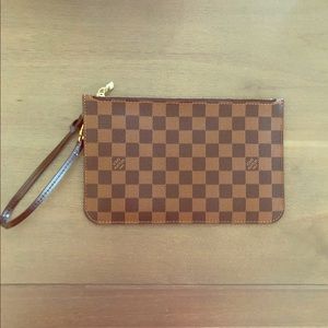 Authentic Louis Vuitton Damier wristlet